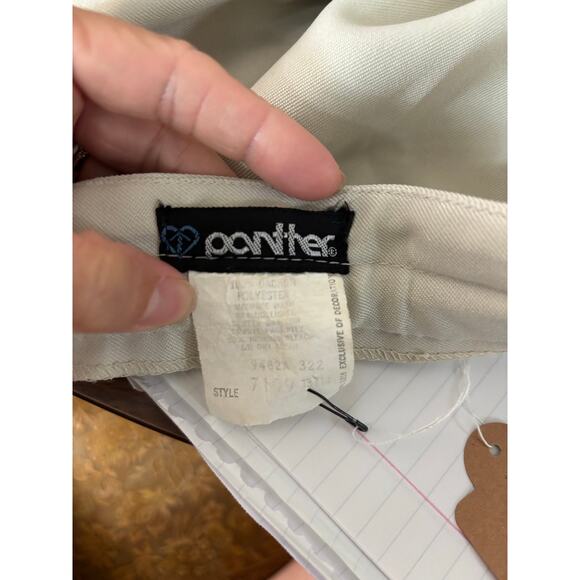 Vintage 70's button front khaki midi skirt womens' 30 - Picture 2 of 3